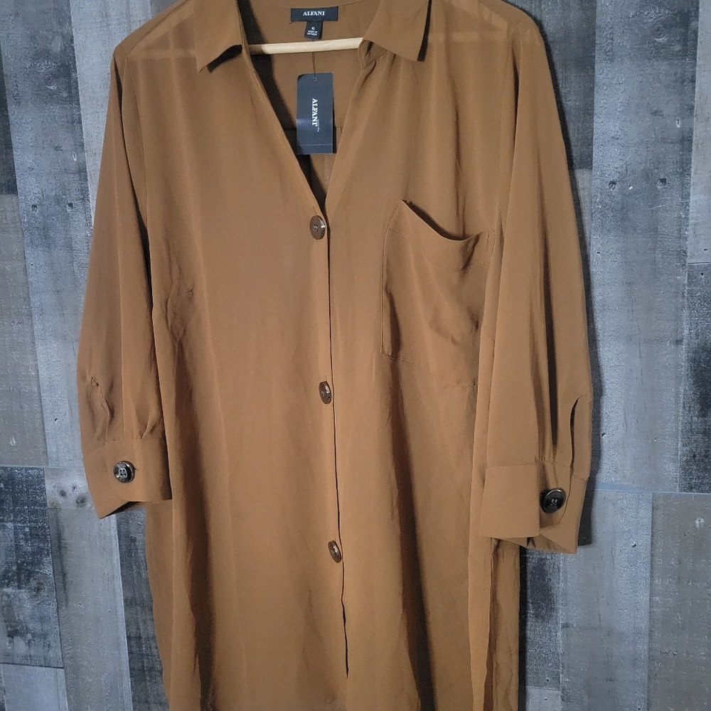 Alfani Chiffon blouse
